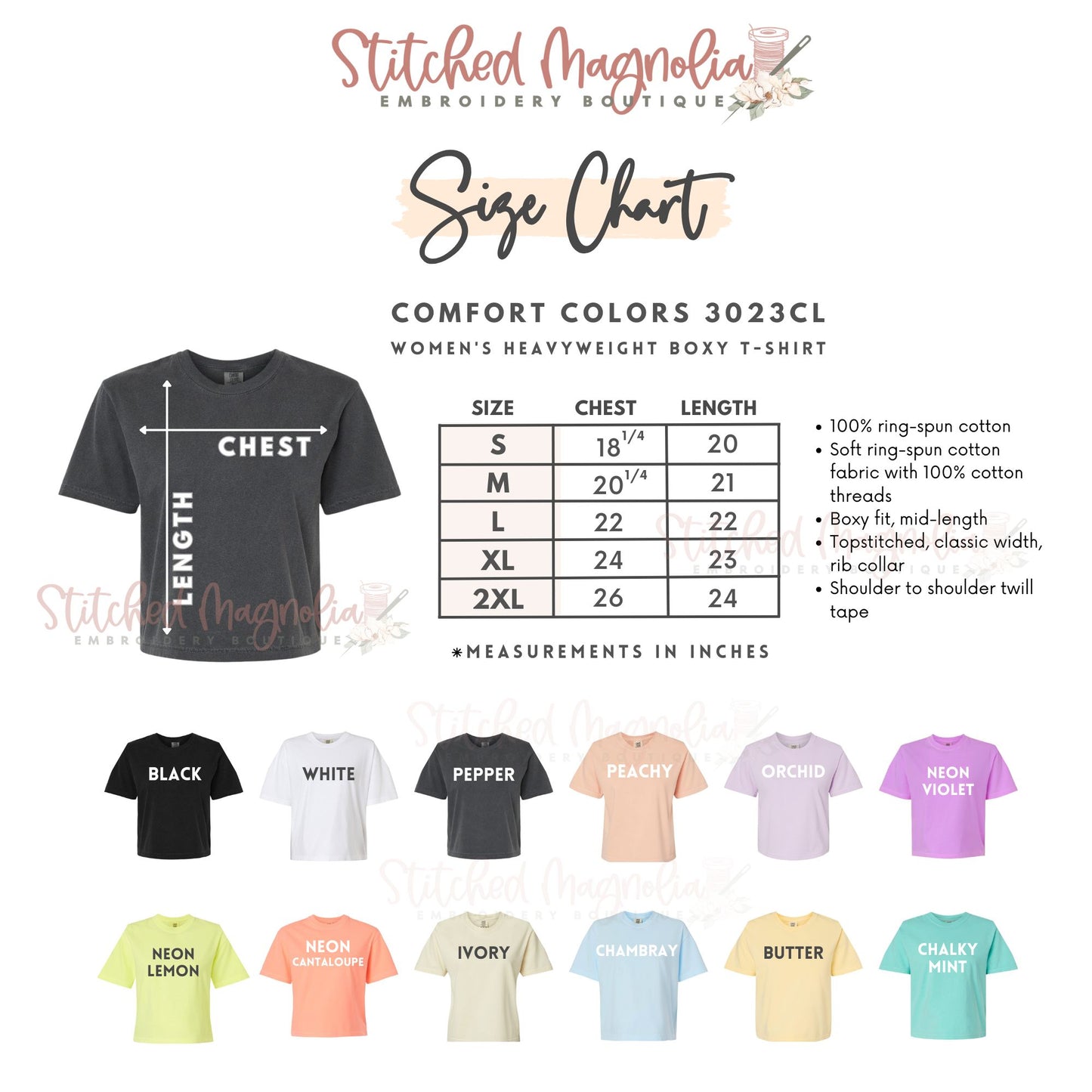 Preppy Mascot Team Circle Comfort Color Crop Tee