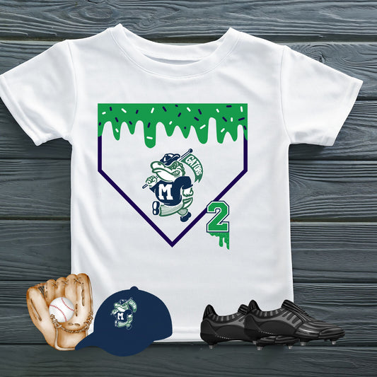 Baseball Mascot Drip Dri-Fit Tee – Stitched Magnolia Exclusive | The Original, Unmatched Design Drip Shirt