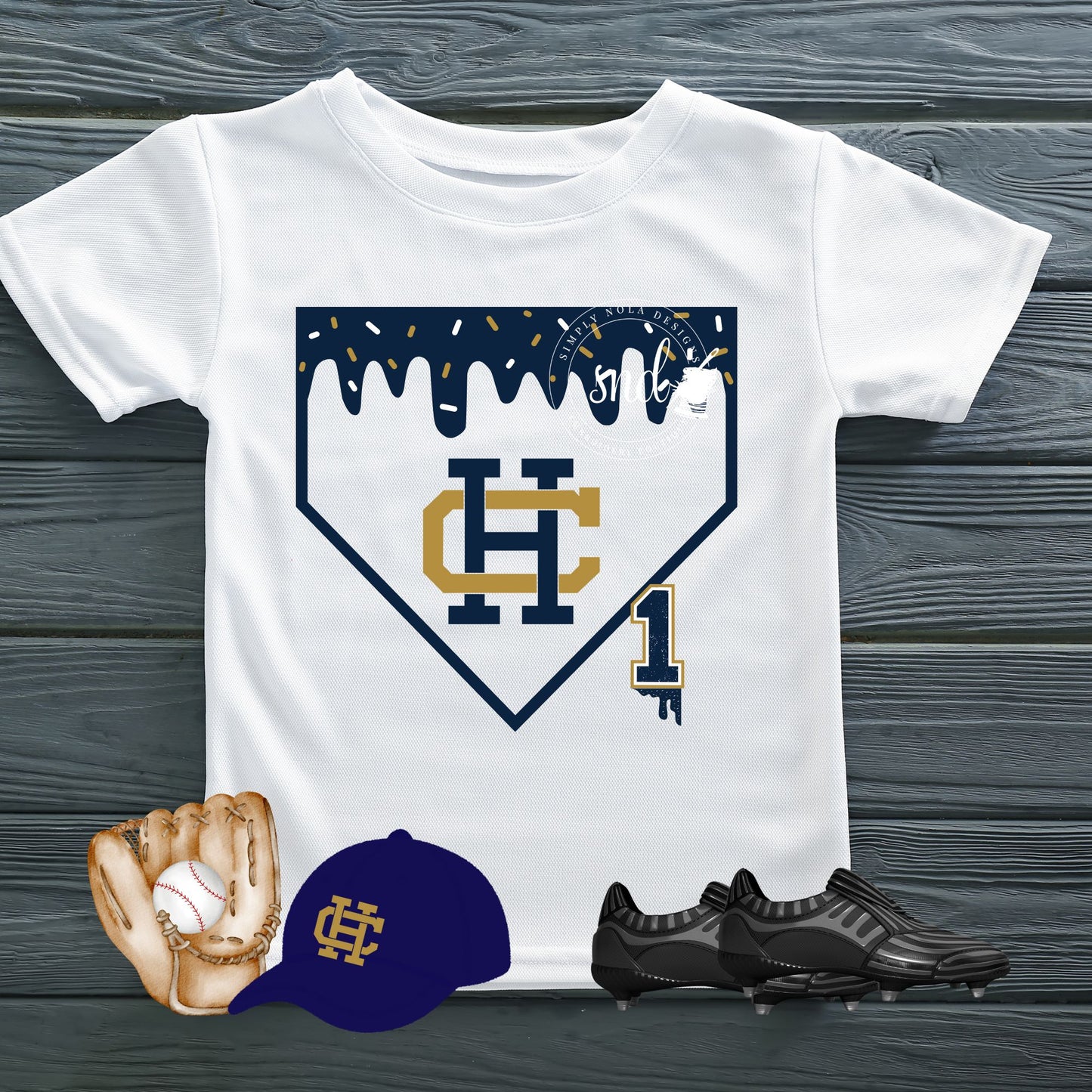 Baseball Mascot Drip Dri-Fit Tee – Stitched Magnolia Exclusive | The Original, Unmatched Design Drip Shirt