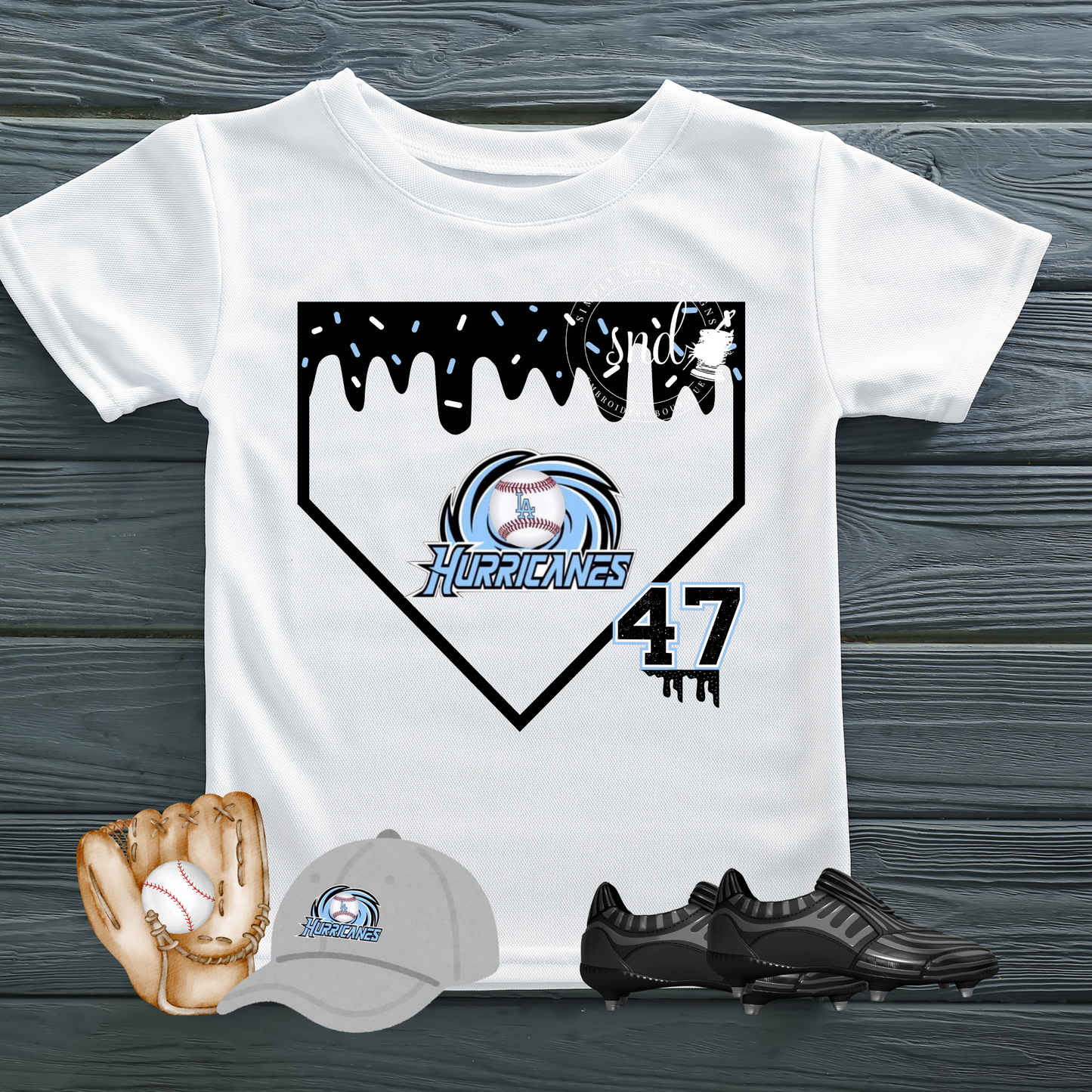 Baseball Mascot Drip Dri-Fit Tee – Stitched Magnolia Exclusive | The Original, Unmatched Design Drip Shirt