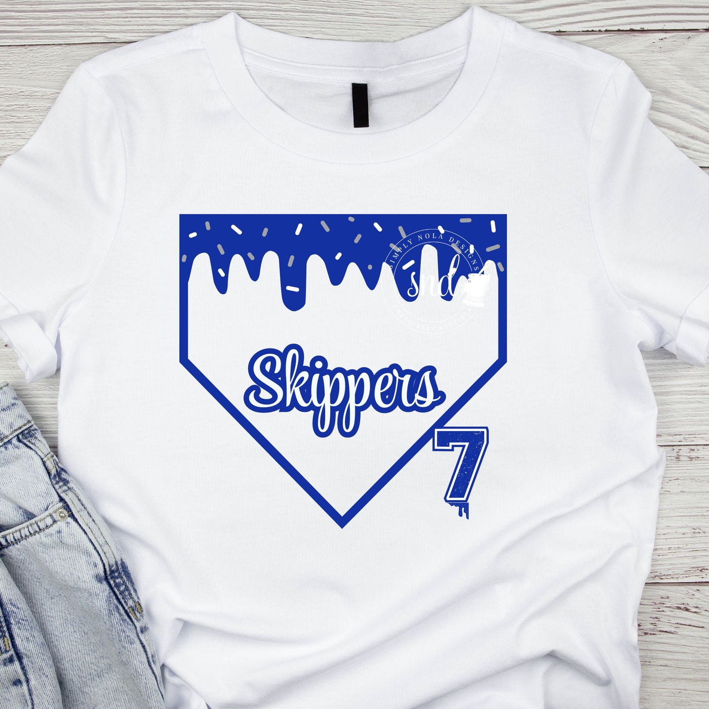 Baseball Mascot Drip Dri-Fit Tee – Stitched Magnolia Exclusive | The Original, Unmatched Design Drip Shirt