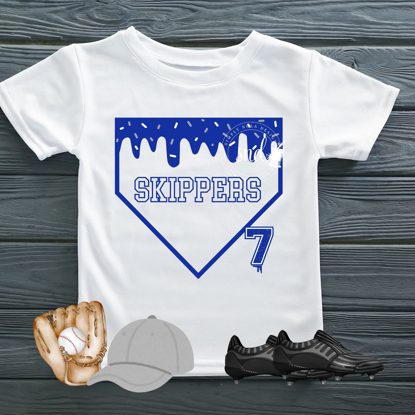 Baseball Mascot Drip Dri-Fit Tee – Stitched Magnolia Exclusive | The Original, Unmatched Design Drip Shirt