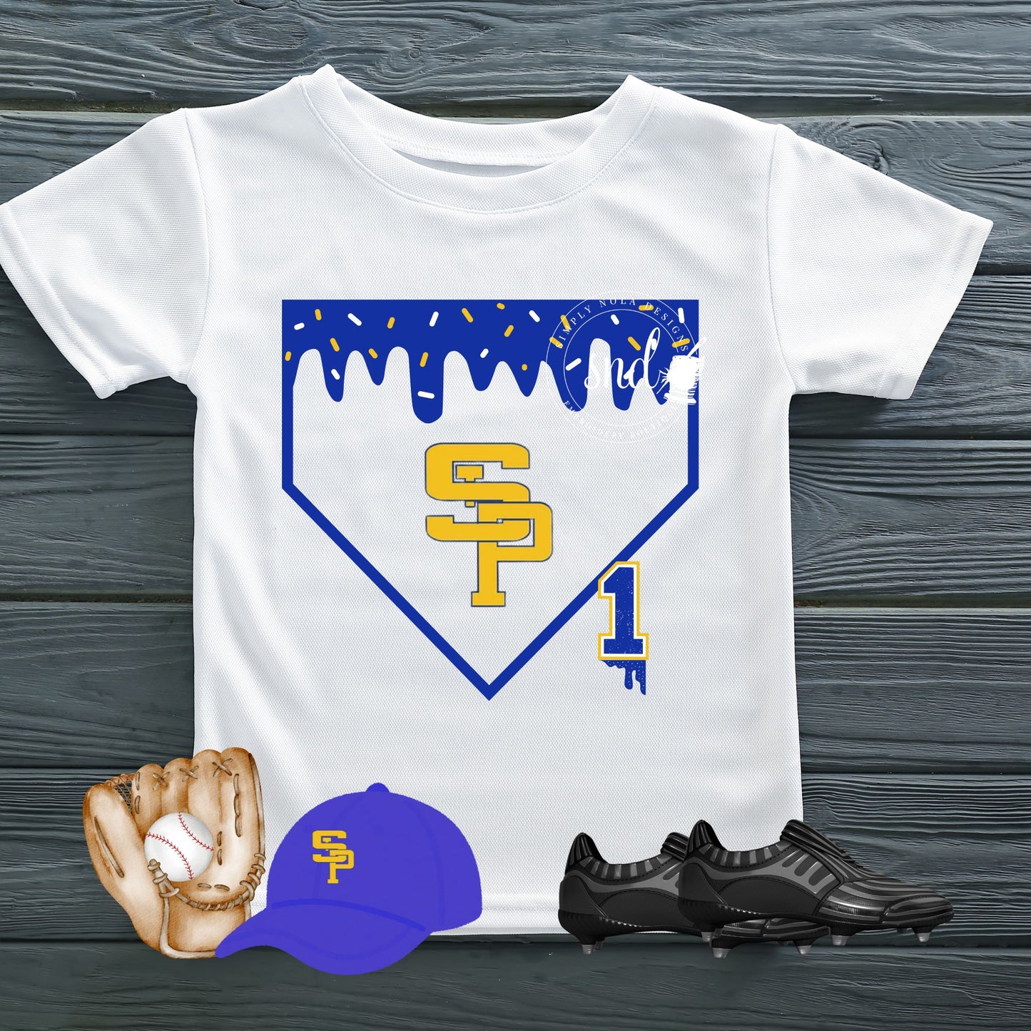 Baseball Mascot Drip Dri-Fit Tee – Stitched Magnolia Exclusive | The Original, Unmatched Design Drip Shirt