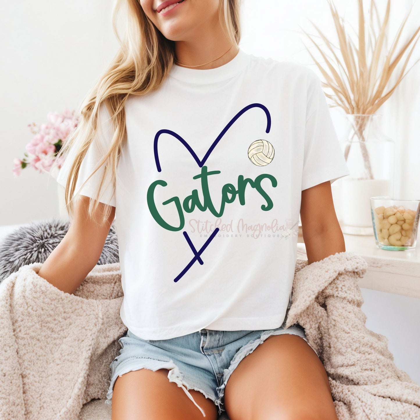 Coquille MYB Gators Volleyball Split Heart | Boxy Tee