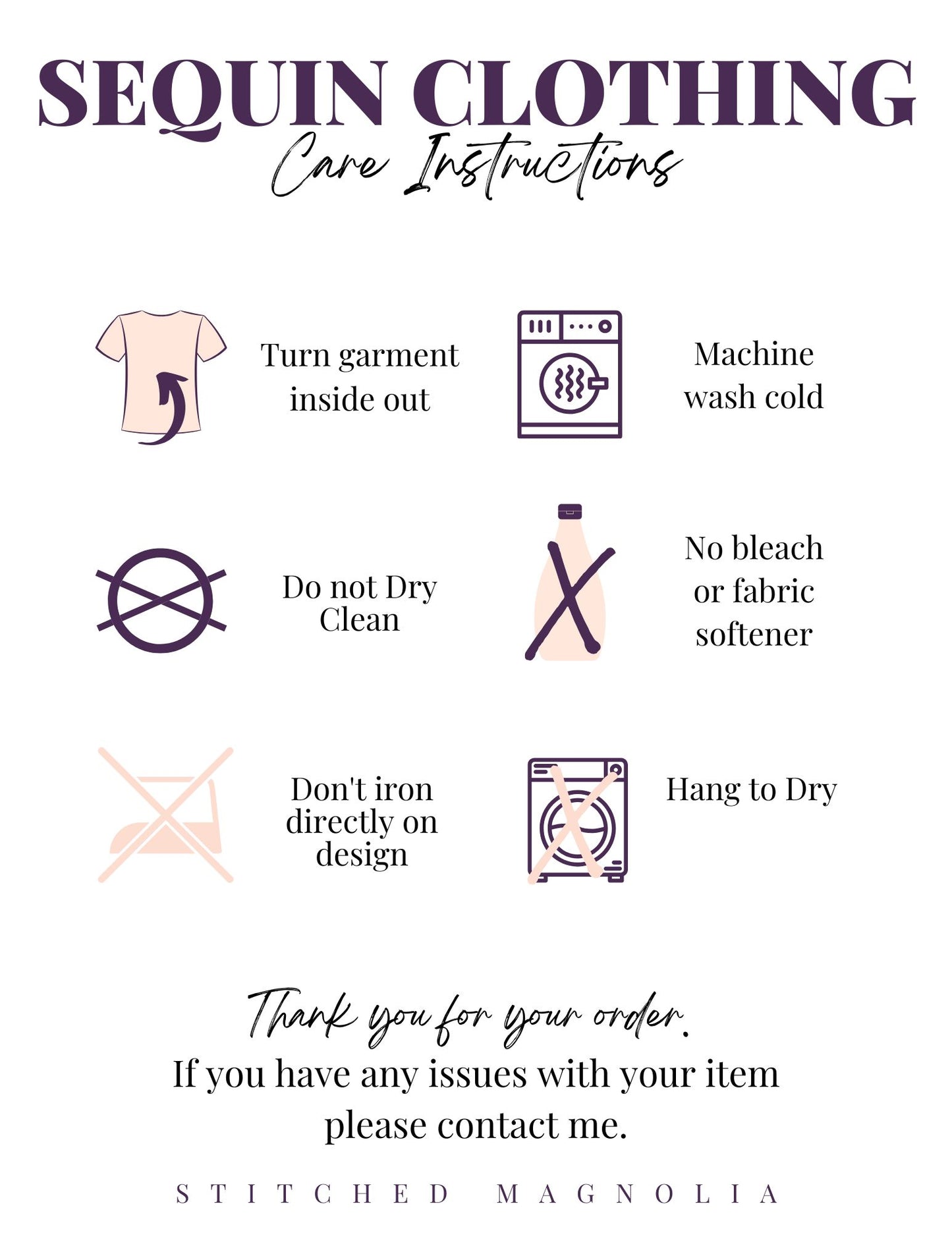 11" Hawks Sequin Patch