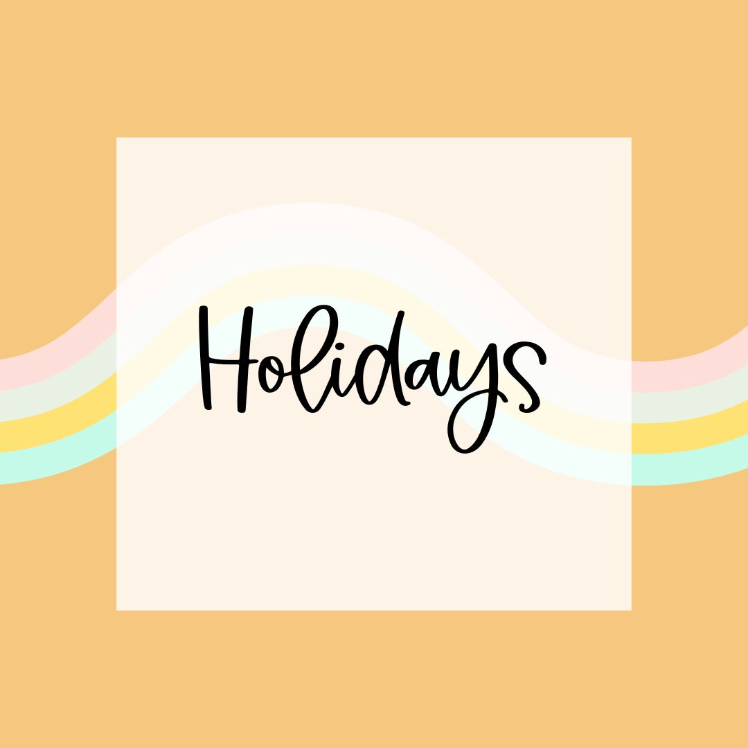 Holidays