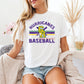 Hurricanes Baseball T-Shirt - Retro Striped Logo Design