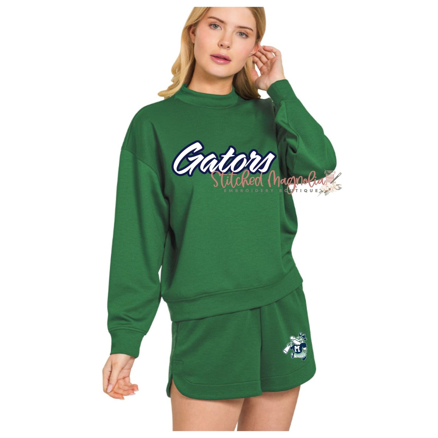 PRE ORDER | Gators Scuba Pullover & Shorts Set - Gameday Apparel | Stitched Magnolia