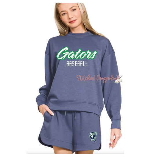 PRE ORDER | Gators Scuba Pullover & Shorts Set - Gameday Apparel | Stitched Magnolia