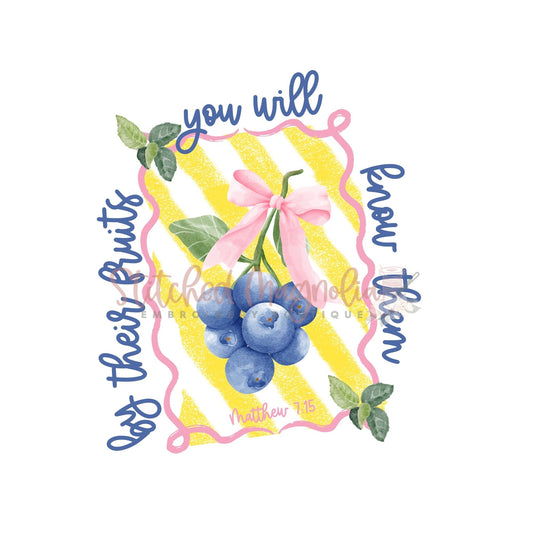 By Their Fruits, You Will Know Them Summer PNG Digital File