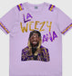 La Weezy Ana Sequin Mardi Gras Tee