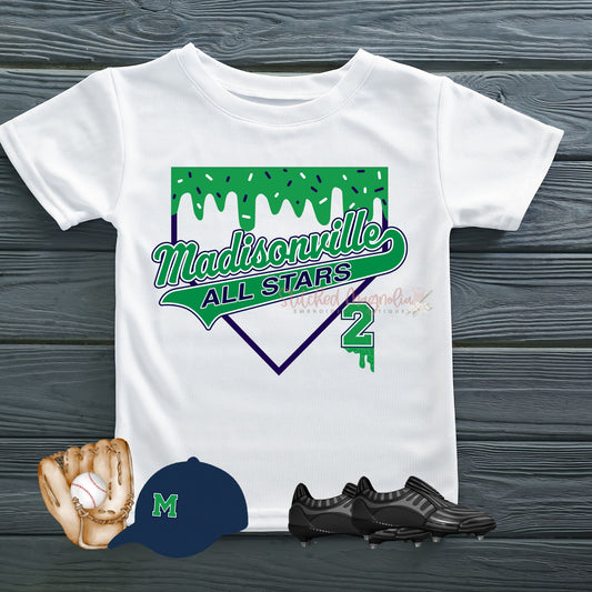 Madisonville All Star LOGO Drip Shirt | Dri Fit Tee