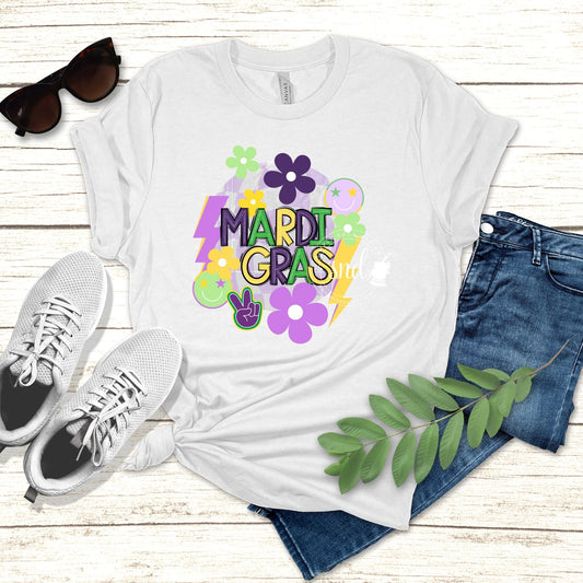 Reto Mardi Gras Design-Smiley-PNG-Digital File