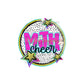 Preppy Mascot Circle Digital PNG File