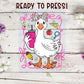 Single DTF Transfer- Back to School Duck Teacher | Heat Press Ready