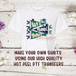 Single DTF Transfer - Faux Sequin Gators Pennants | Heat Press Ready