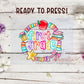 Single DTF Transfer - First Grade Friendship Bracelet | Heat Press Ready