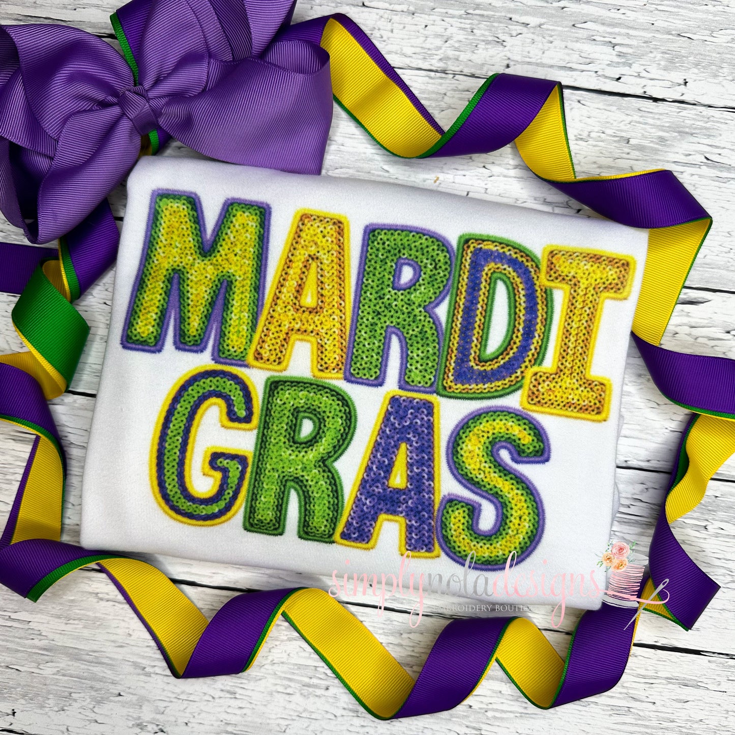 Faux Sequin Faux Embroidery Design, Faux Sequin Sublimation, Faux Sequin Mardi Gras Sublimation Design, Faux Sequin Mardi Gras, Sublimation