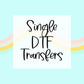 Single DTF Transfer - Kindergarten Rainbow Bow | Heat Press Ready